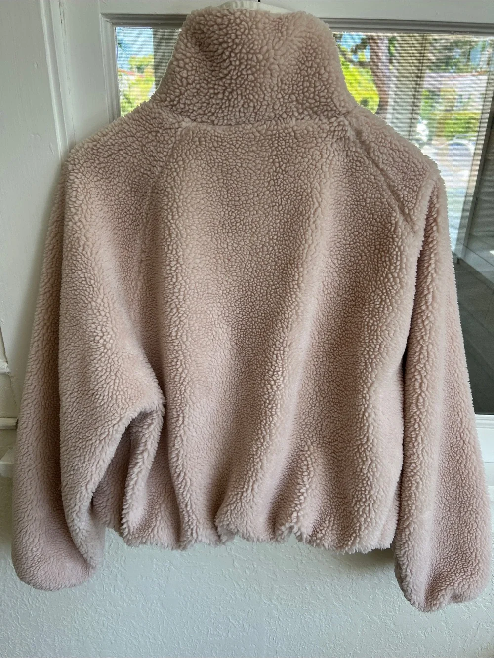 Nike Teddy Jacket in Light Mauve/Pale Pink - Picture 3 of 3